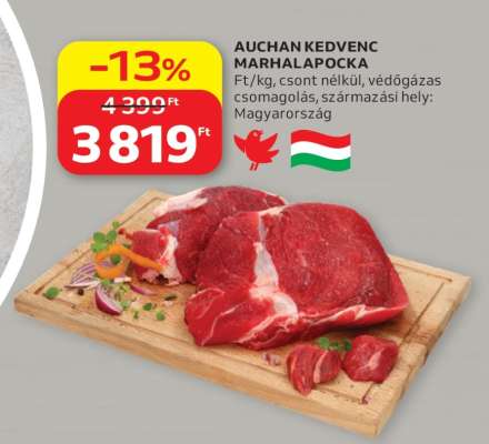 Auchan Kedvenc Marhalapocka