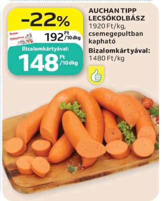 AUCHAN TIPP LECSÓKOLBÁSZ