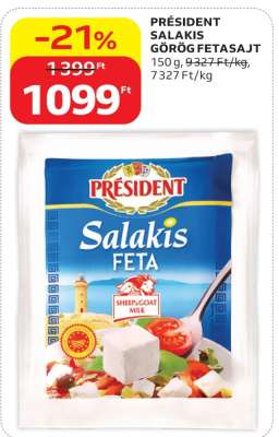 PRÉSIDENT SALAKIS GÖRÖG FETASAJT