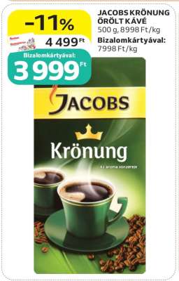 JACOBS KRÖNUNG ŐRÖLT KÁVÉ