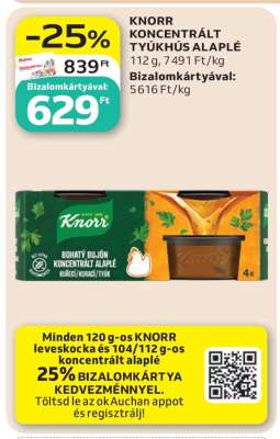 KNORR KONCENTRÁLT TYÚKHÚS ALAPLÉ