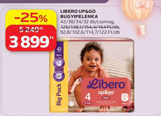 Libero Up&Go bugyipelenka