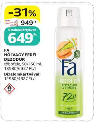FA NŐI VAGY FÉRFI DEZODOR