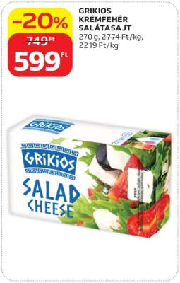 GRIKIOS KRÉMFEHÉR SALÁTASAJT