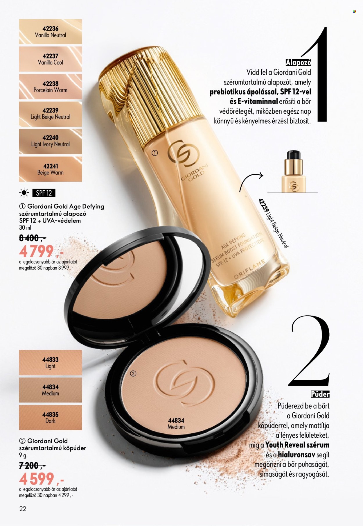 Oriflame akciós újságok - 2026.06.17 - 2026.07.07. Oldal 22