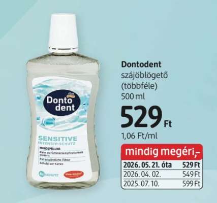 Dontodent szájöblögető