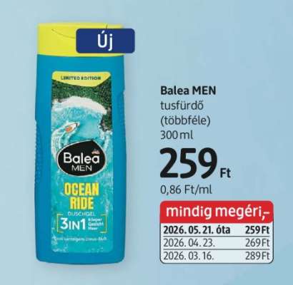 Balea MEN tusfürdő
