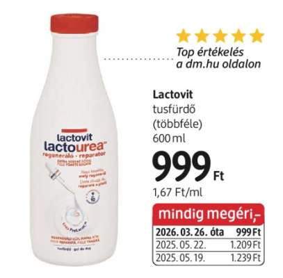 Lactovit tusfürdő