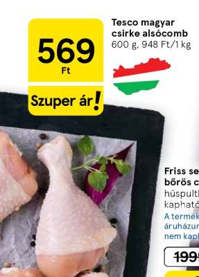 Tesco magyar csirke alsócomb