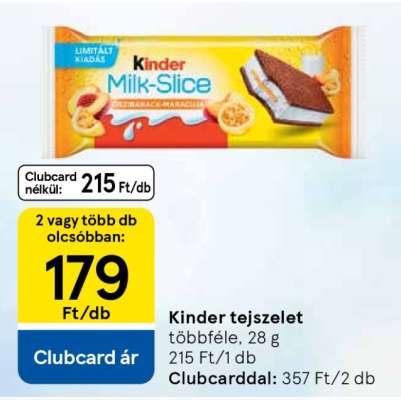 KINDER Tejszelet