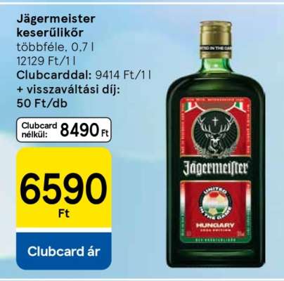 Jägermeister keserűlikőr