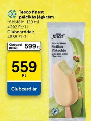 Tesco finest pálcikás jégkrém