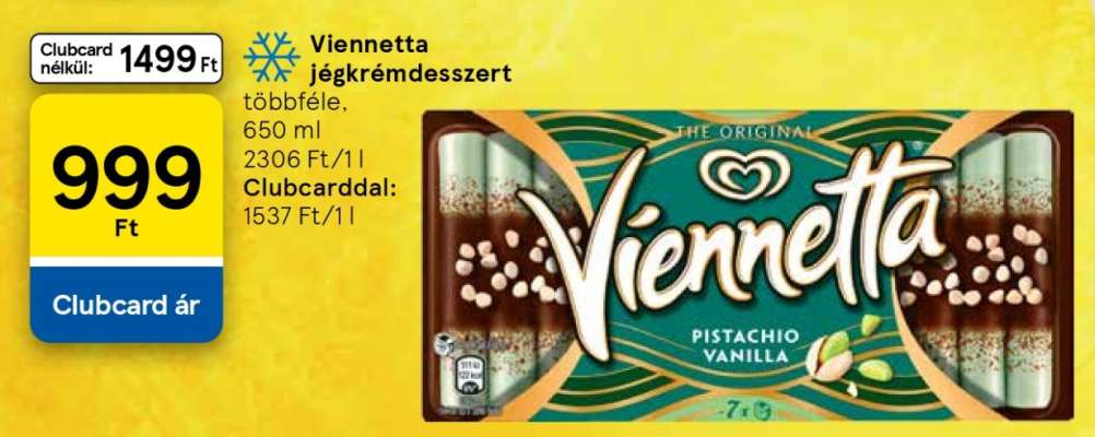 Viennetta jégkrémdesszert