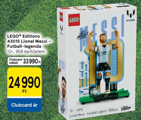 LEGO® Editions 43015 Lionel Messi – Futball-legenda