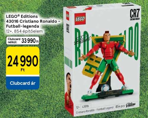 LEGO® Editions 43016 Cristiano Ronaldo – Futball-legenda