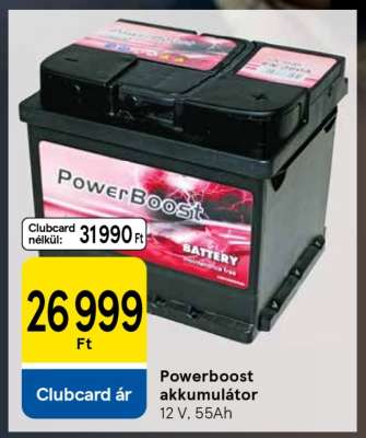 Powerboost akkumulátor