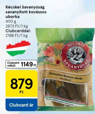 Kécskei Savanyúság savanyított kovászos uborka