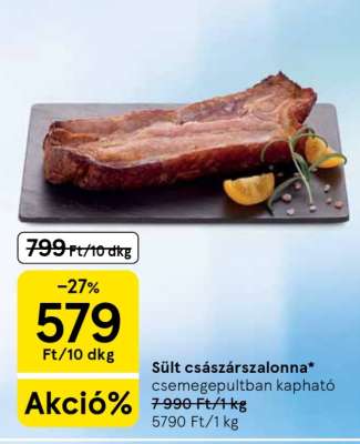 Sült császárszalonna
