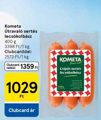 Kometa Útravaló sertés lecsókolbász