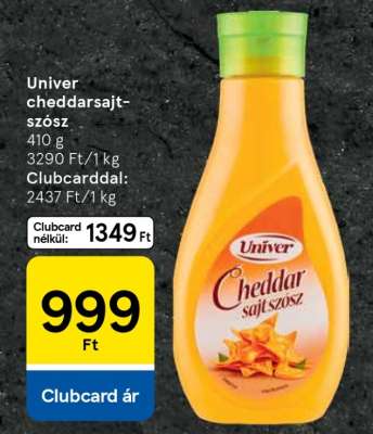 Univer cheddarsajtszósz