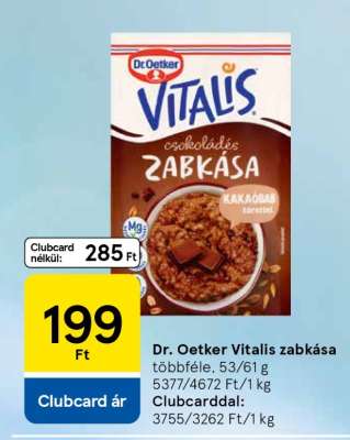 DR OETKER Vitalis zabkása*