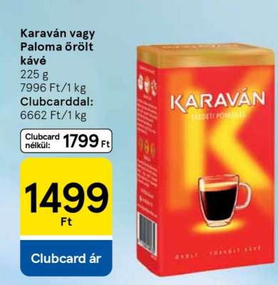 Karaván vagy Paloma őrölt kávé