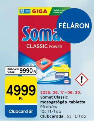 Somat Classic mosogatógép-tabletta