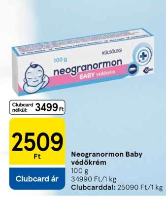 Neogranormon baby védőkrém