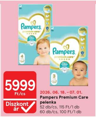 Pampers Premium Care pelenka