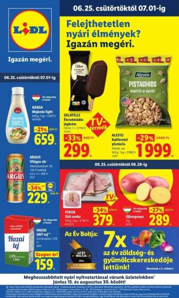 Újság Lidl - 2026.06.25 - 2026.07.01.