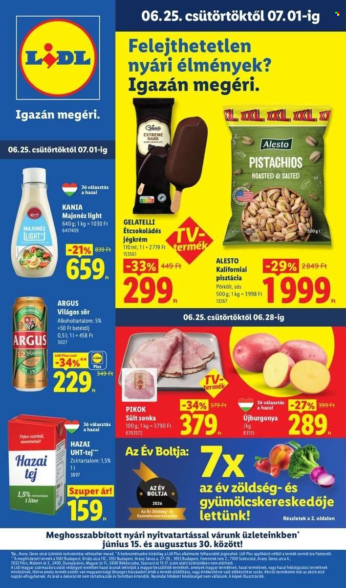 Újság Lidl - 2026.06.25 - 2026.07.01.
