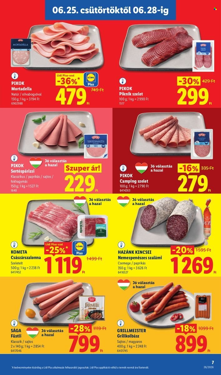 Lidl akciós újságok - 2026.06.25 - 2026.07.01. Oldal 7