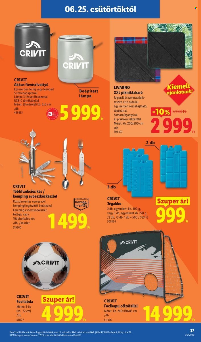 Lidl akciós újságok - 2026.06.25 - 2026.07.01. Oldal 37