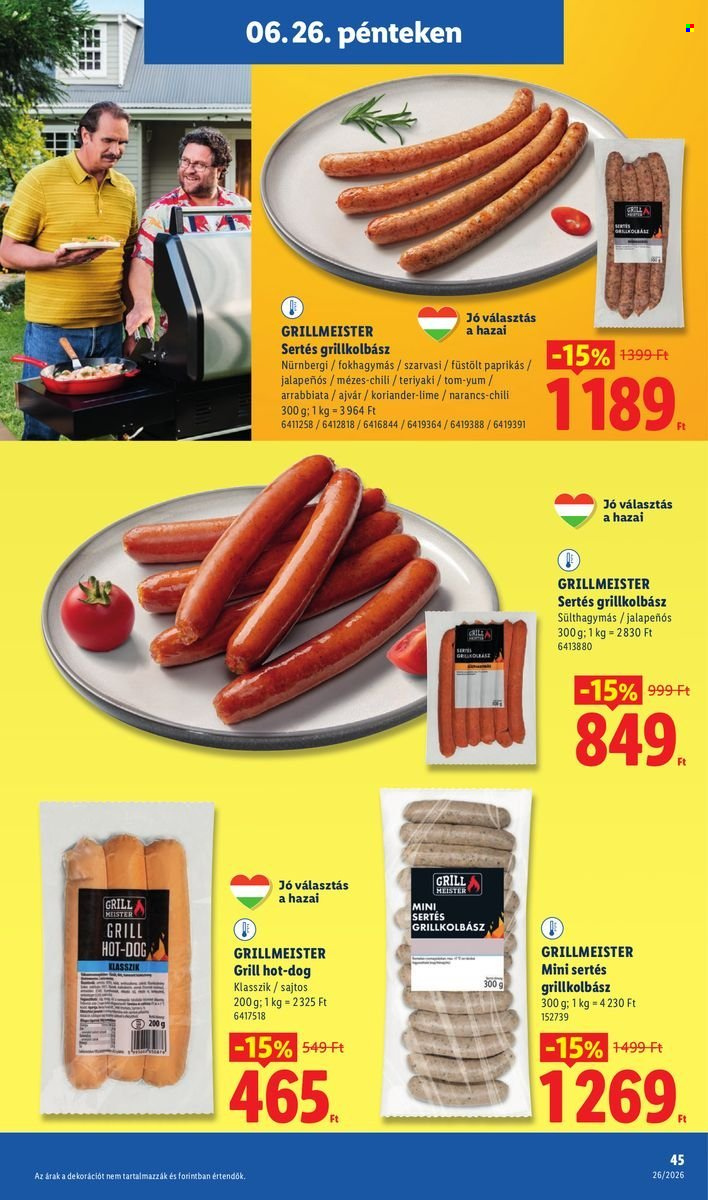 Lidl akciós újságok - 2026.06.25 - 2026.07.01. Oldal 45
