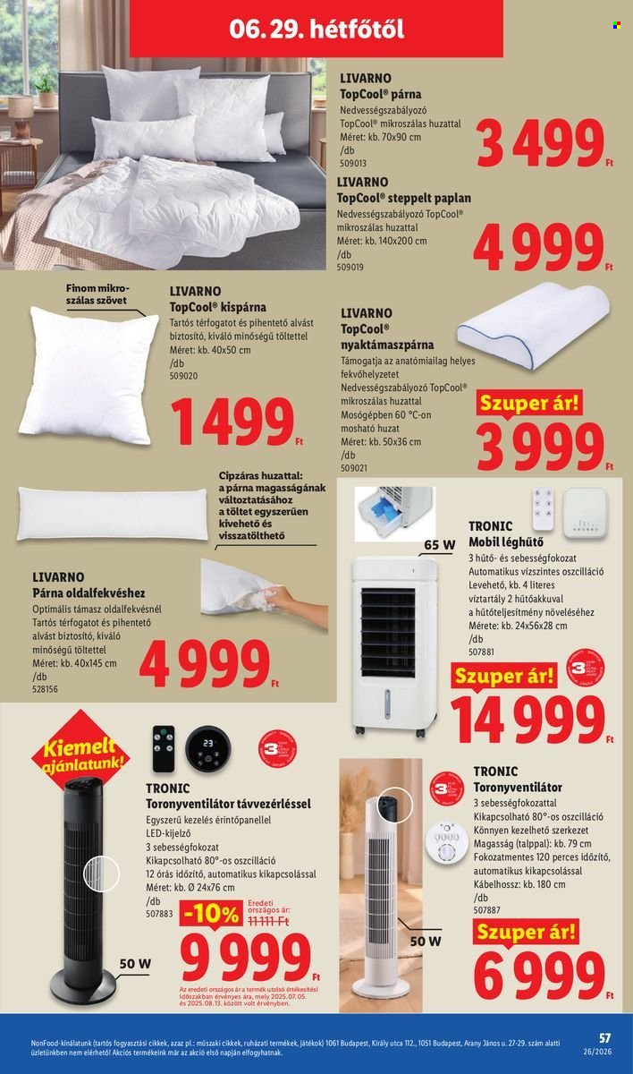 Lidl akciós újságok - 2026.06.25 - 2026.07.01. Oldal 57