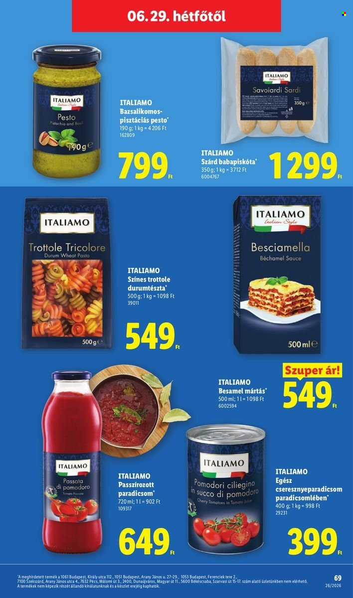 Lidl akciós újságok - 2026.06.25 - 2026.07.01. Oldal 69