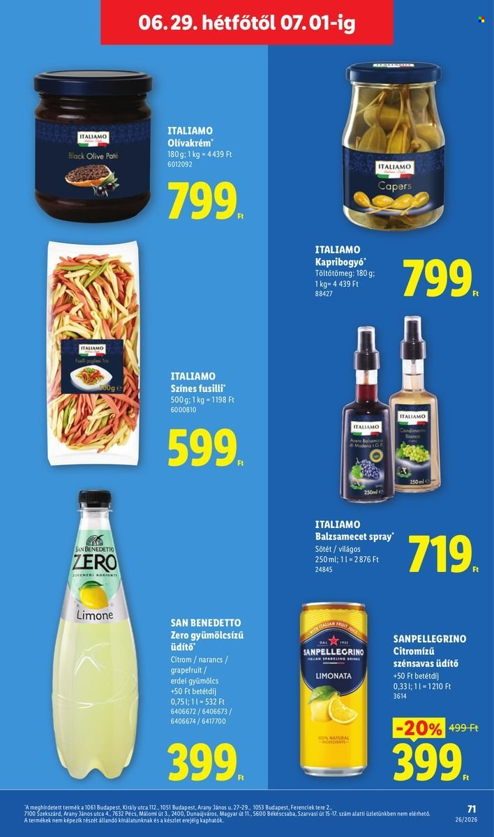 Lidl akciós újságok - 2026.06.25 - 2026.07.01. Oldal 71