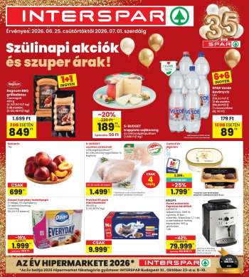 Újság INTERSPAR - 2026.06.25 - 2026.07.01.