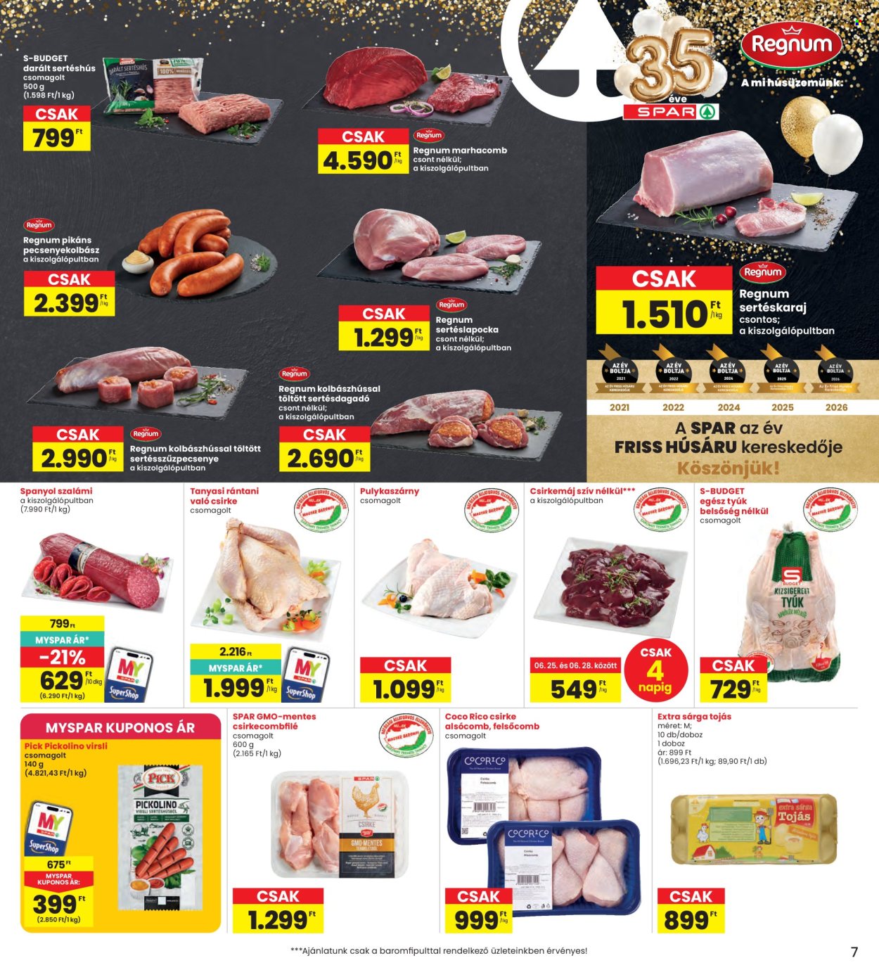 INTERSPAR akciós újságok - 2026.06.25 - 2026.07.01. Oldal 7