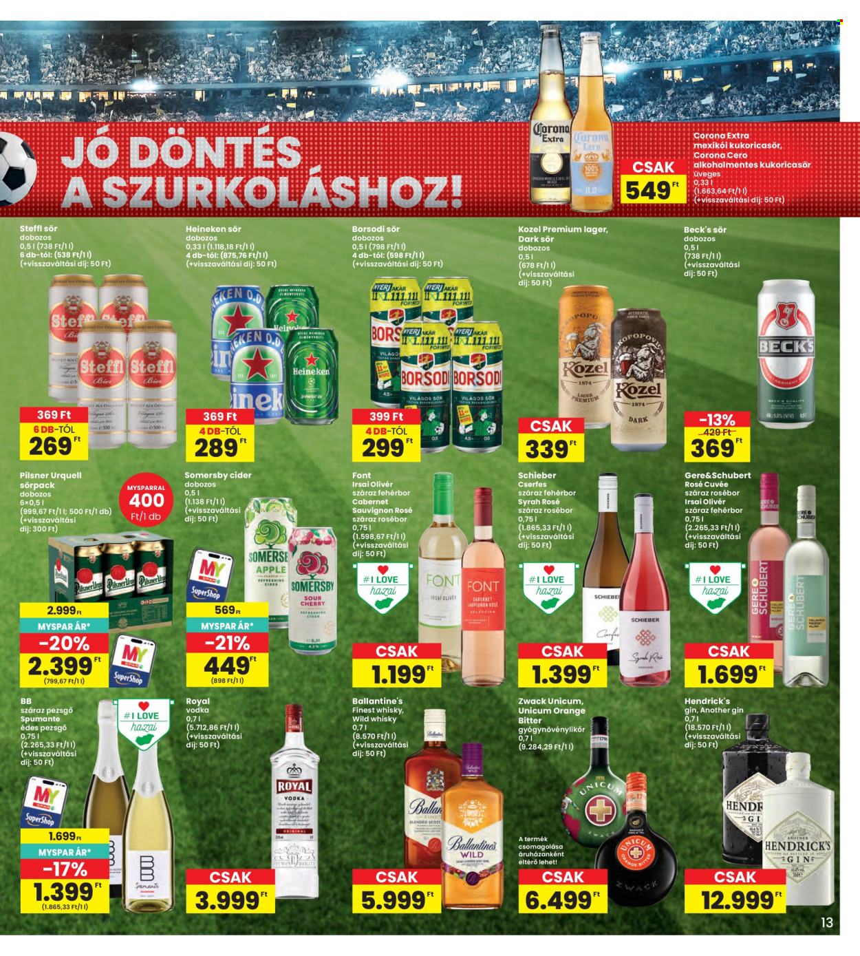 INTERSPAR akciós újságok - 2026.06.25 - 2026.07.01. Oldal 13