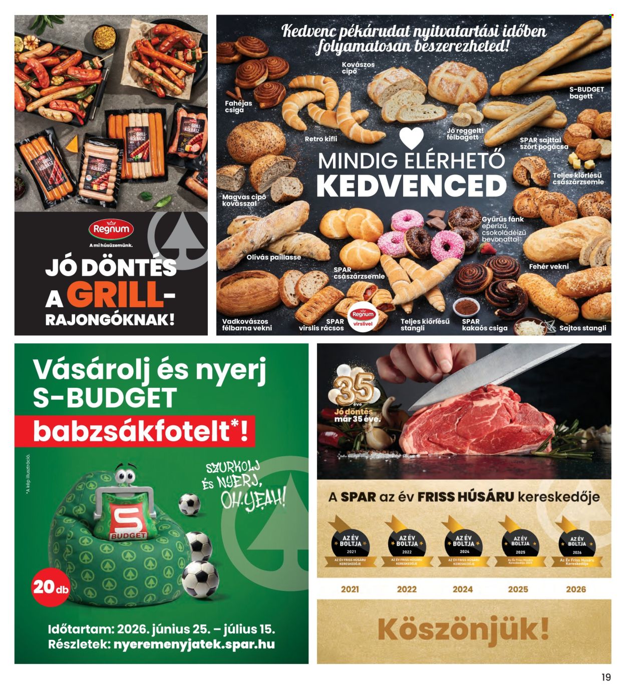 INTERSPAR akciós újságok - 2026.06.25 - 2026.07.01. Oldal 19