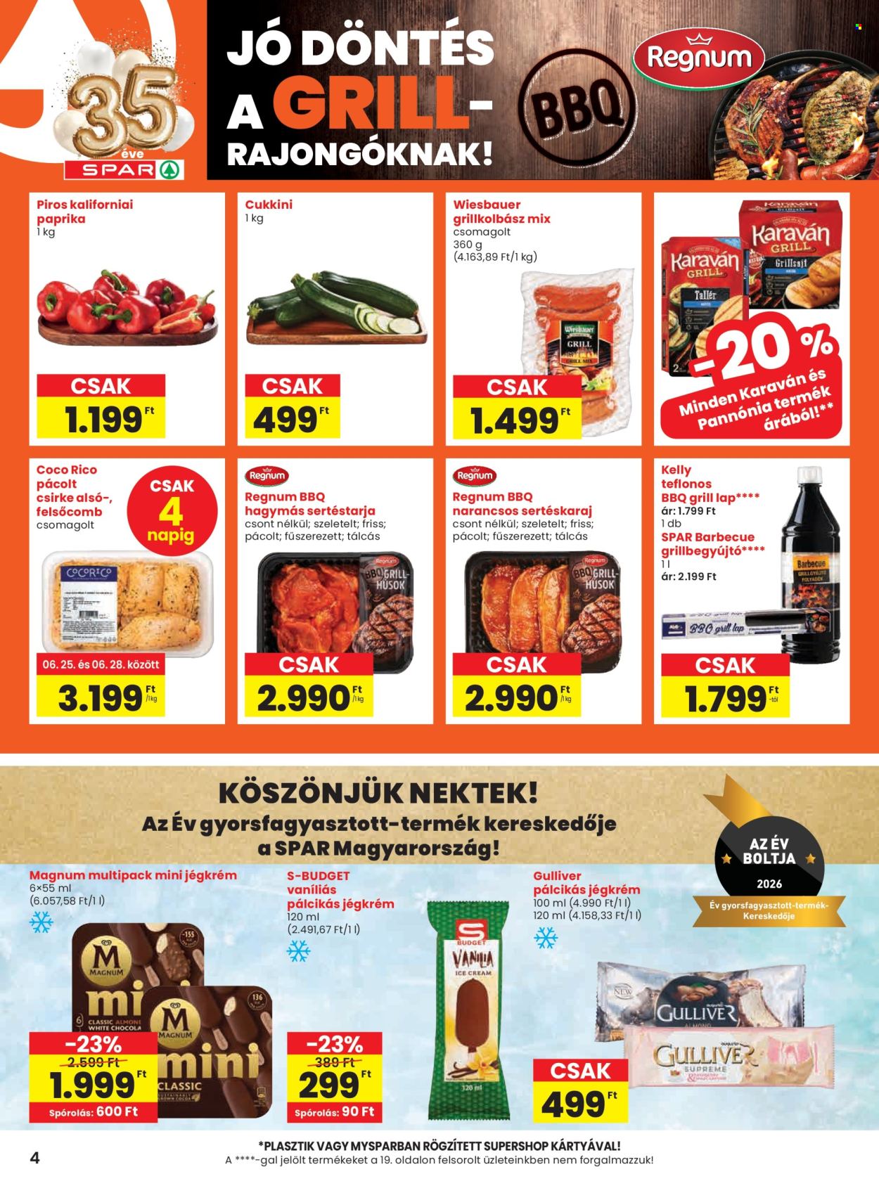 SPAR akciós újságok - 2026.06.25 - 2026.07.01. Oldal 4