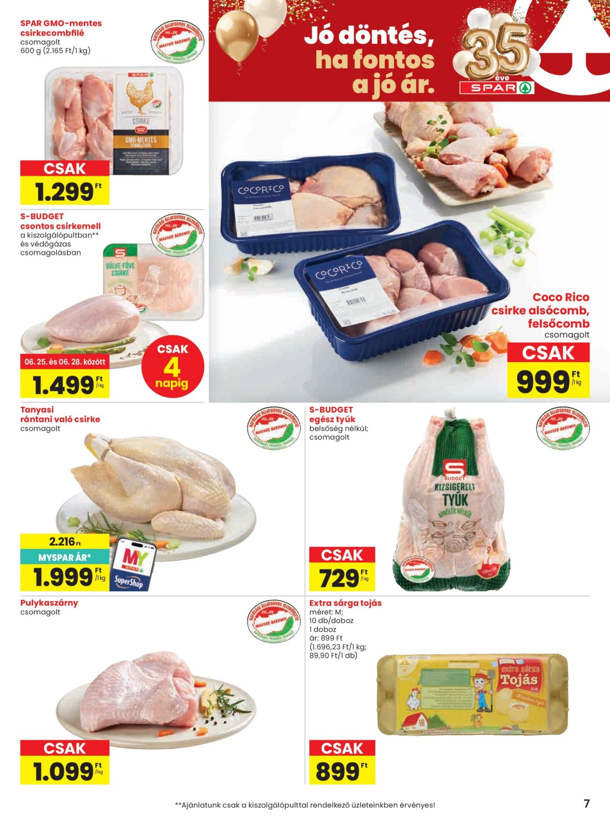 SPAR akciós újságok - 2026.06.25 - 2026.07.01. Oldal 7