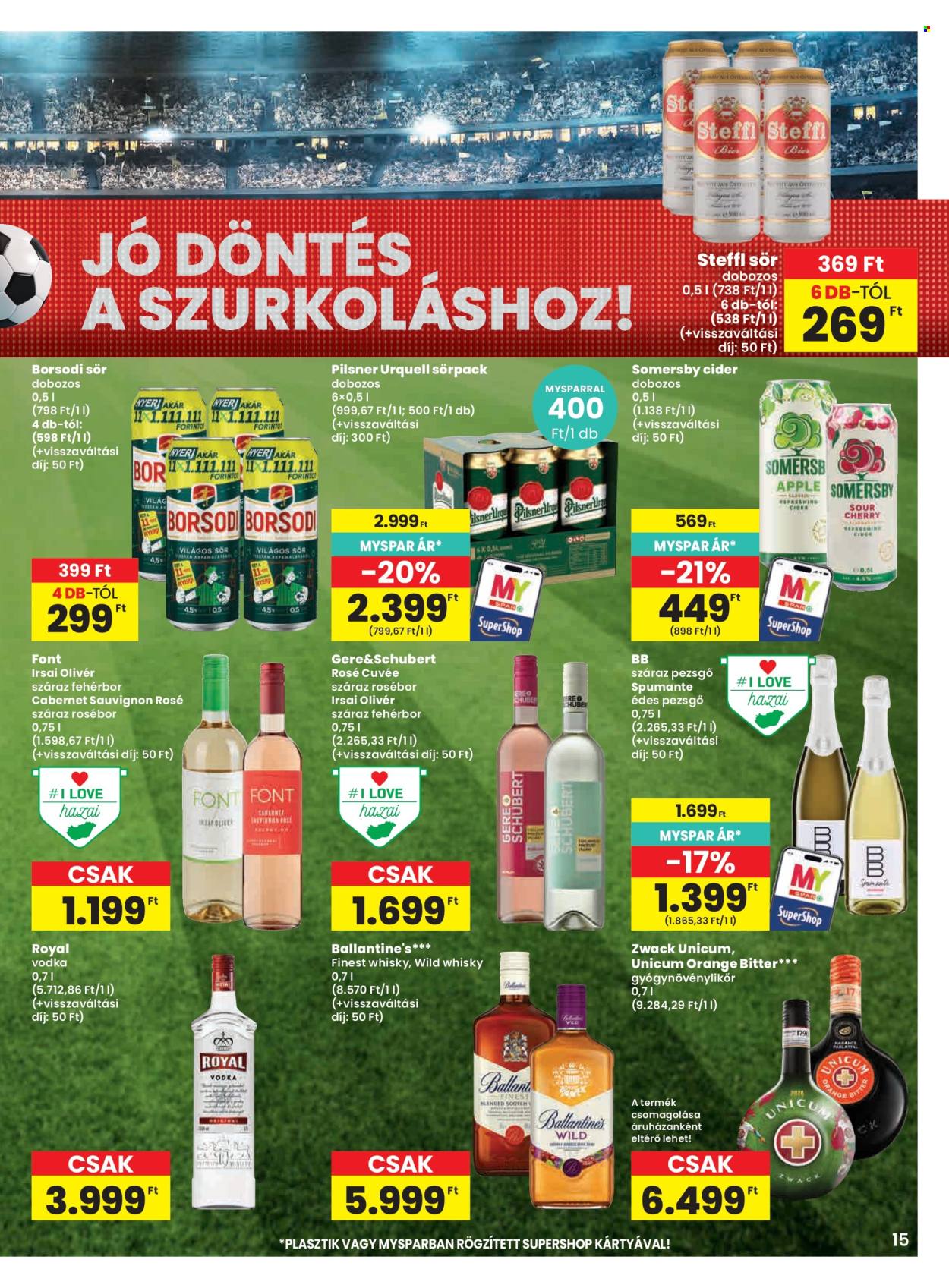 SPAR akciós újságok - 2026.06.25 - 2026.07.01. Oldal 15