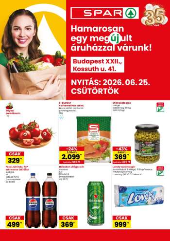 Újság SPAR Szupermarket - 2026.06.25 - 2026.07.01.