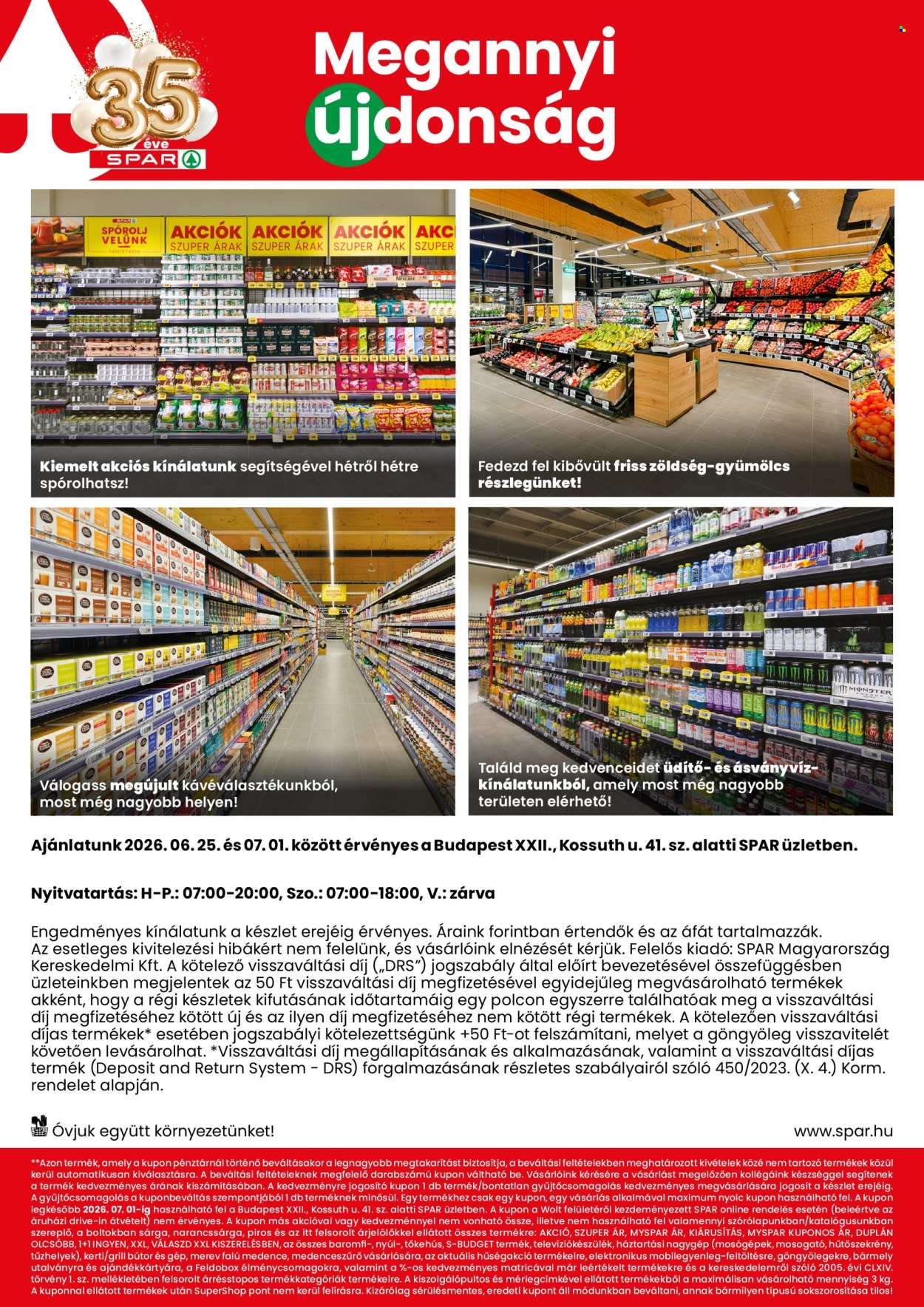 SPAR Szupermarket akciós újságok - 2026.06.25 - 2026.07.01. Oldal 2