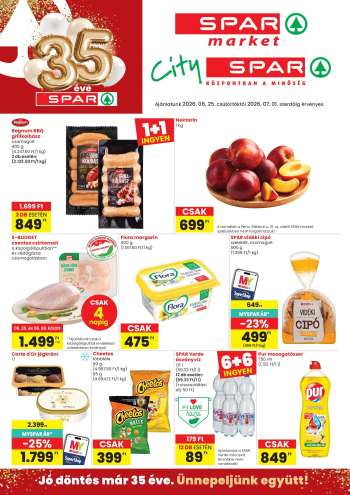 Újság SPAR - 2026.06.25 - 2026.07.01.