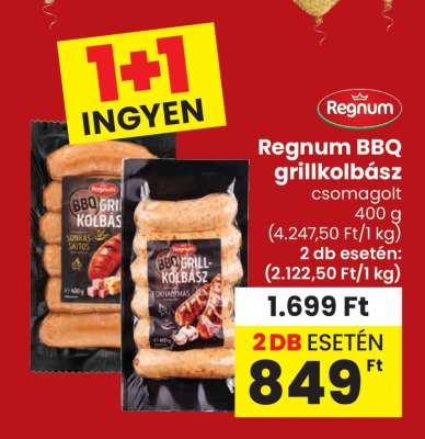 Regnum BBQ grillkolbász