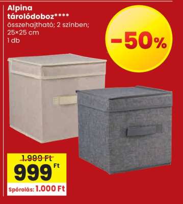 Alpina tárolódoboz