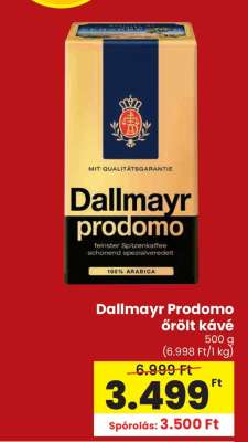 Dallmayr Prodomo őrölt kávé